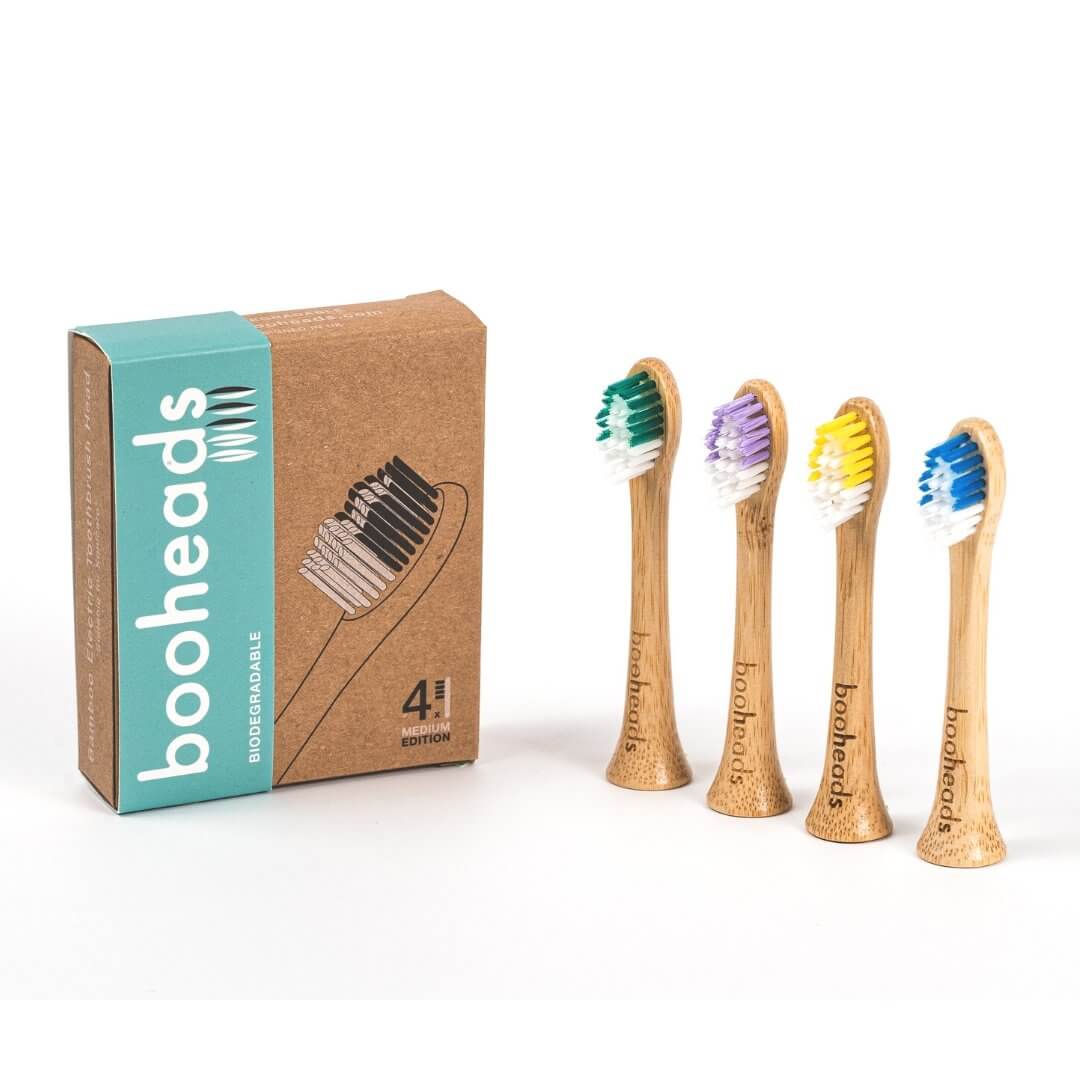 Bamboo Electric Toothbrush Heads – Deep Clean | Sonicare Compatible (4 Pack)