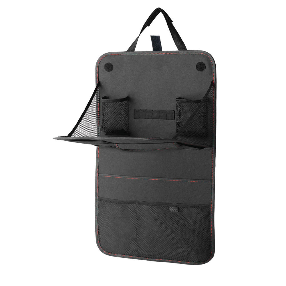 Car Seat-Back Organiser with Folding Travel Tray