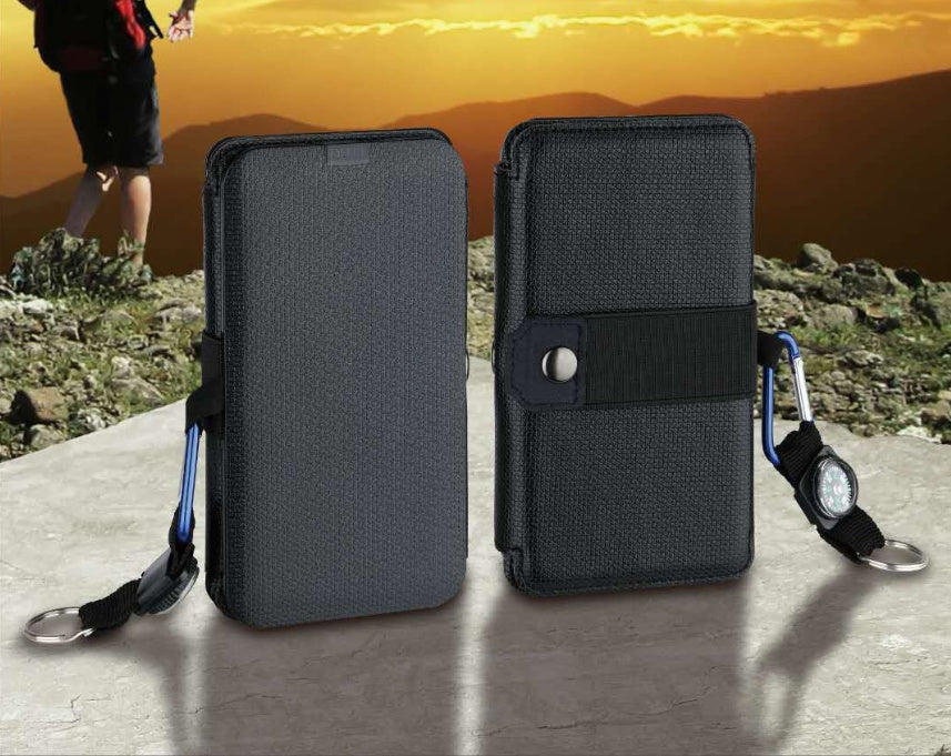 Portable Folding Solar USB Charger – Camping & Emergency Use