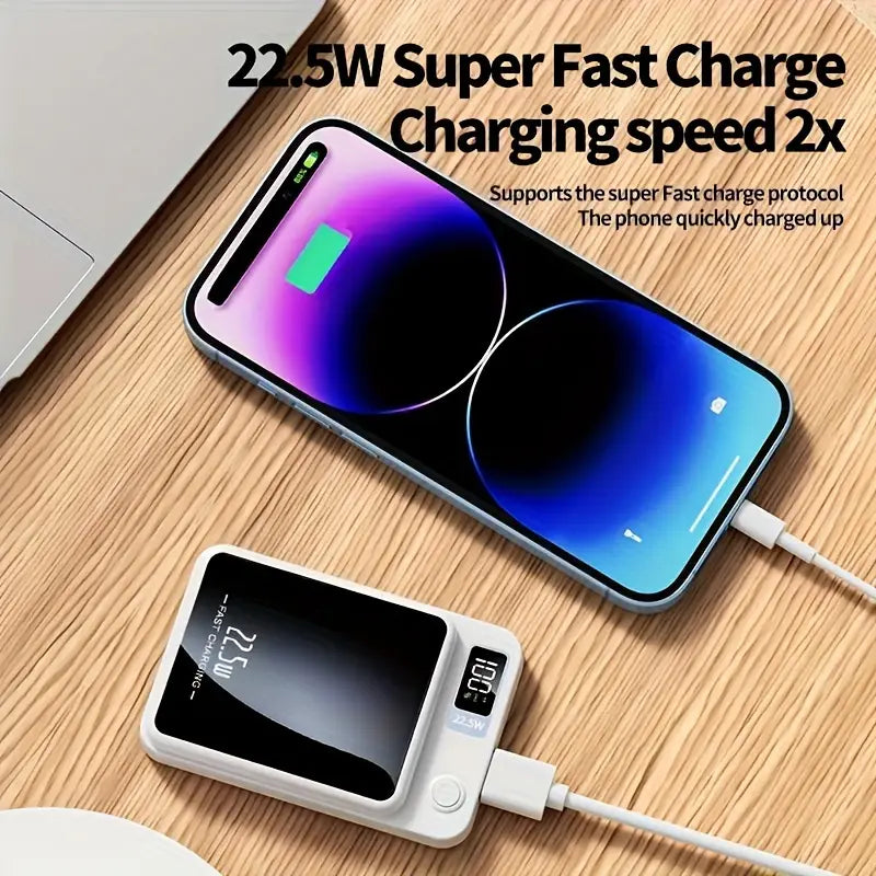 Magnetic Wireless Power Bank – Portable Phone Charger
