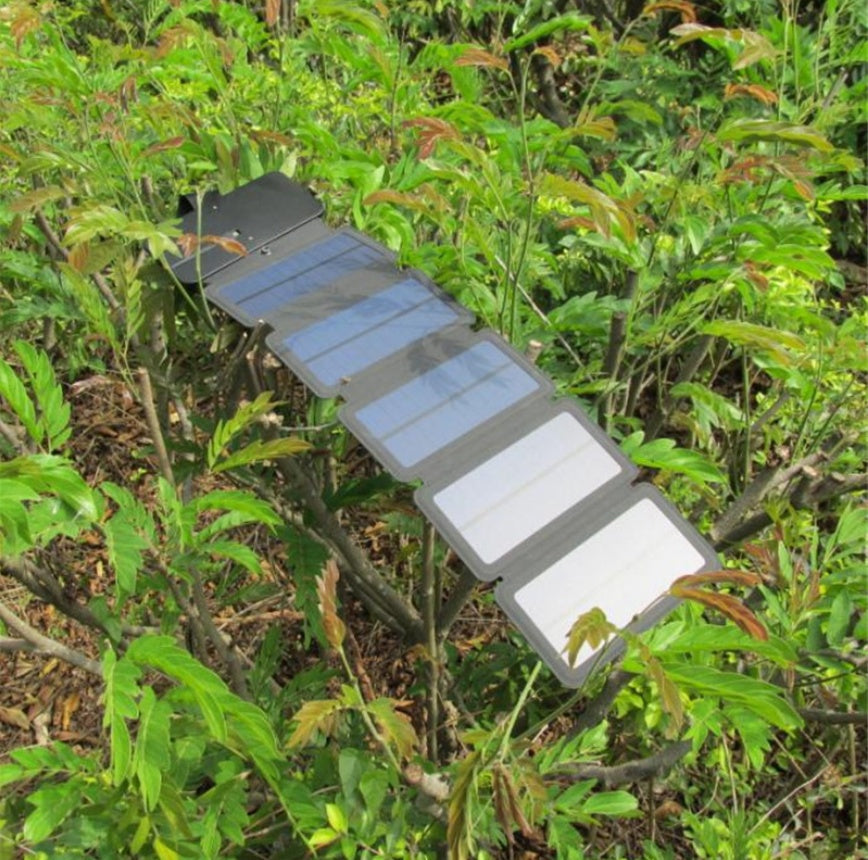 Portable Folding Solar USB Charger – Camping & Emergency Use