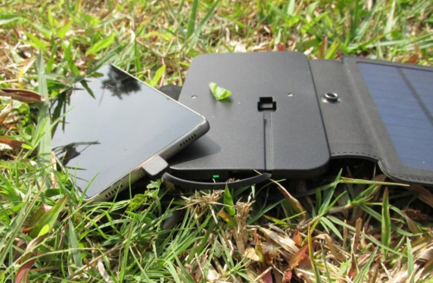 Portable Folding Solar USB Charger – Camping & Emergency Use