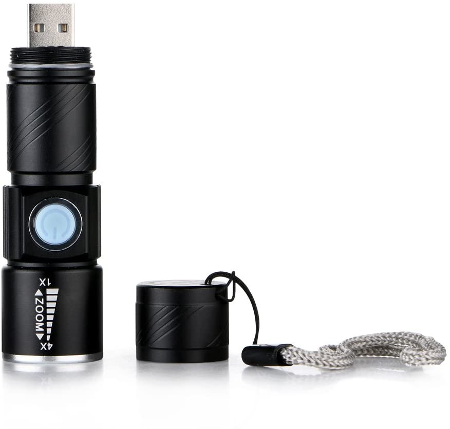 Rechargeable Waterproof Mini LED Torch – USB