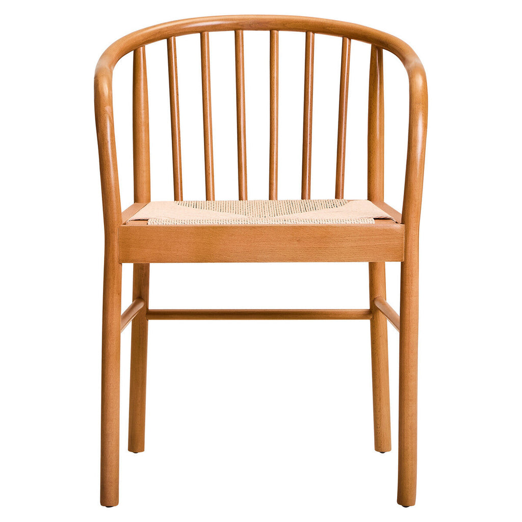 Cebu Natural Woven Rope and Beech Wood Chair