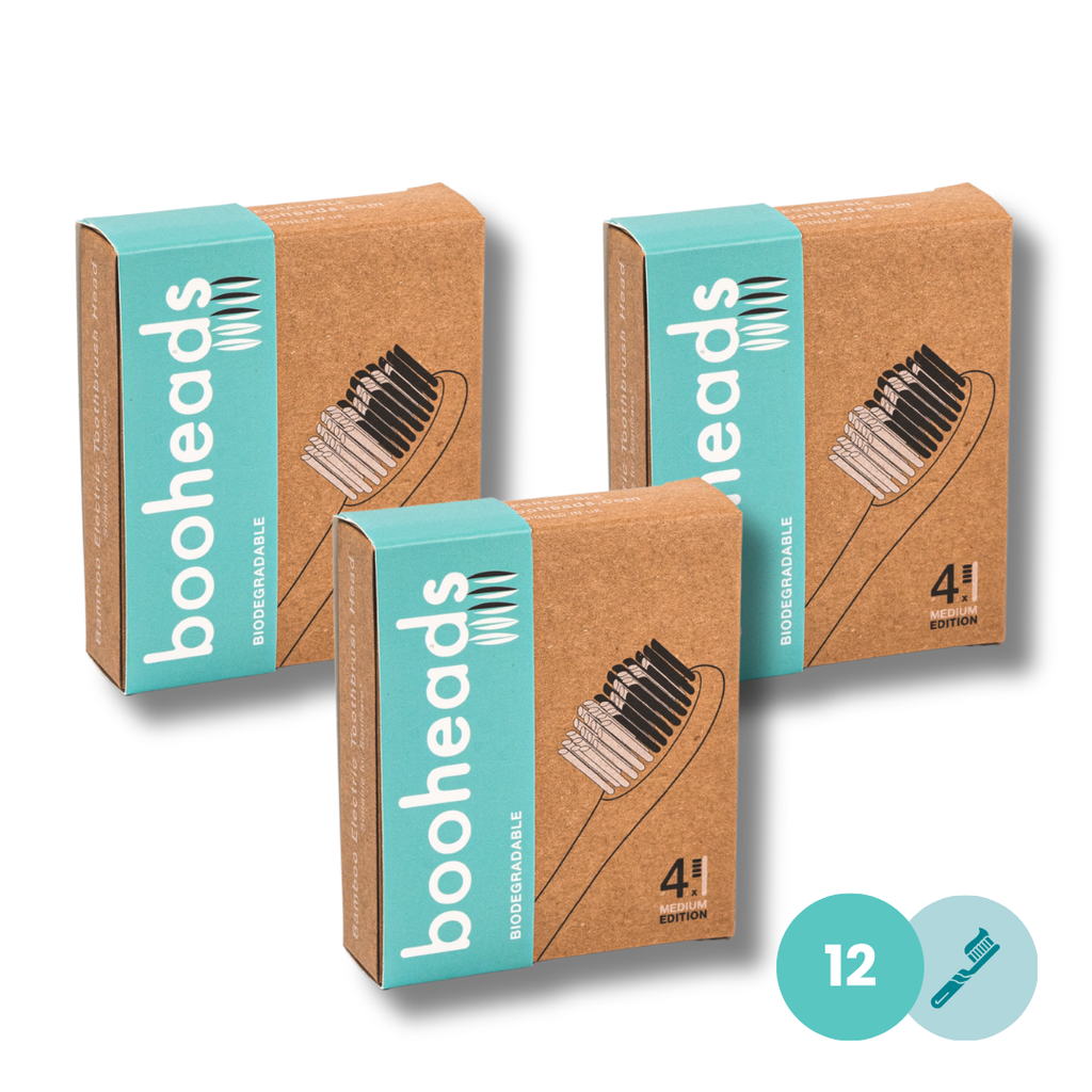 Bamboo Electric Toothbrush Heads – Deep Clean | Sonicare Compatible (4 Pack)