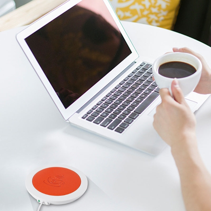 USB Coffee & Tea Cup Warmer – Desktop Heating Mat