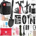 160-Piece Survival & First Aid Kit with MOLLE Bag – Emergency Camping & Outdoor Gear for Men & Women