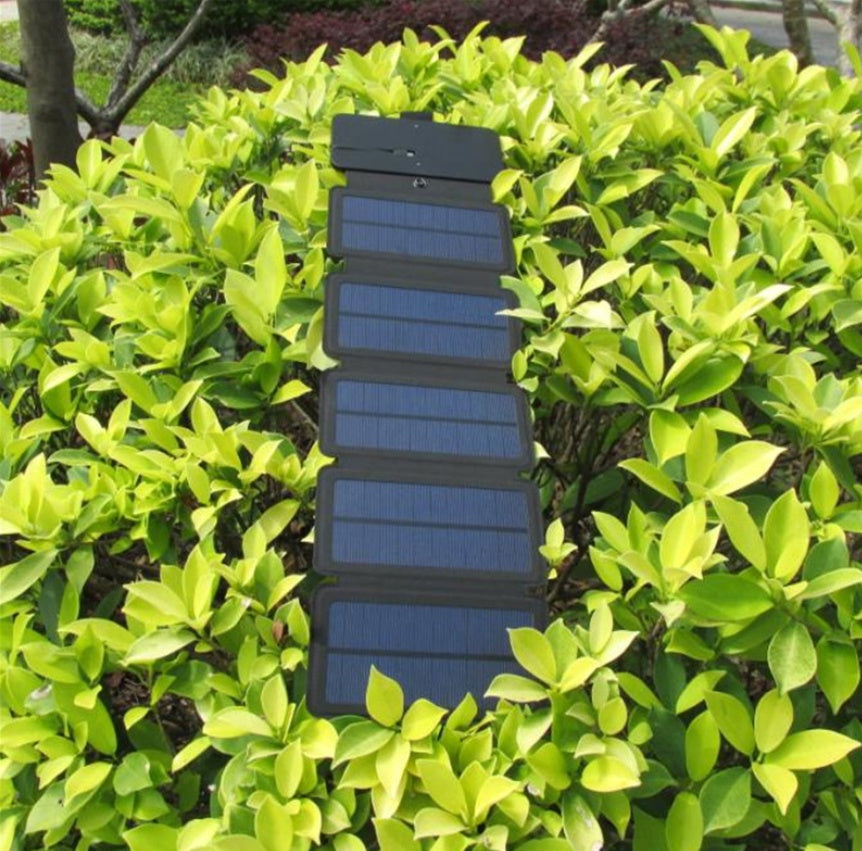 Portable Folding Solar USB Charger – Camping & Emergency Use