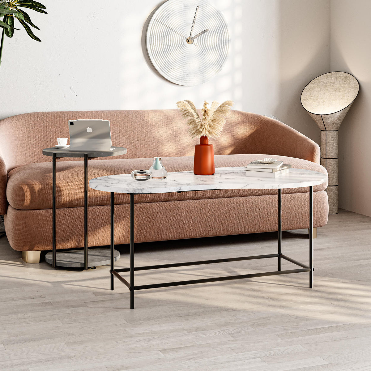 Cuddle Coffee Table - Modern 2-piece Nested Set