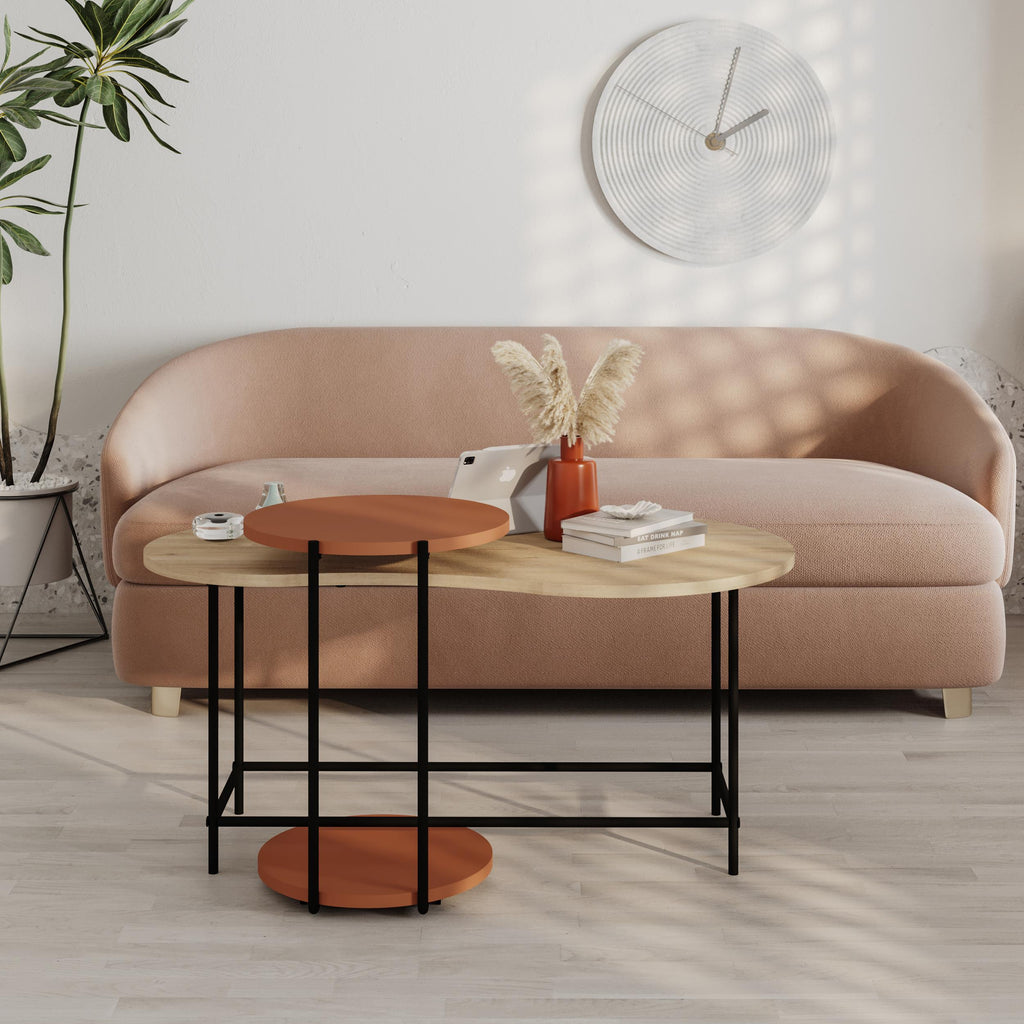Cuddle Coffee Table - Modern 2-piece Nested Set