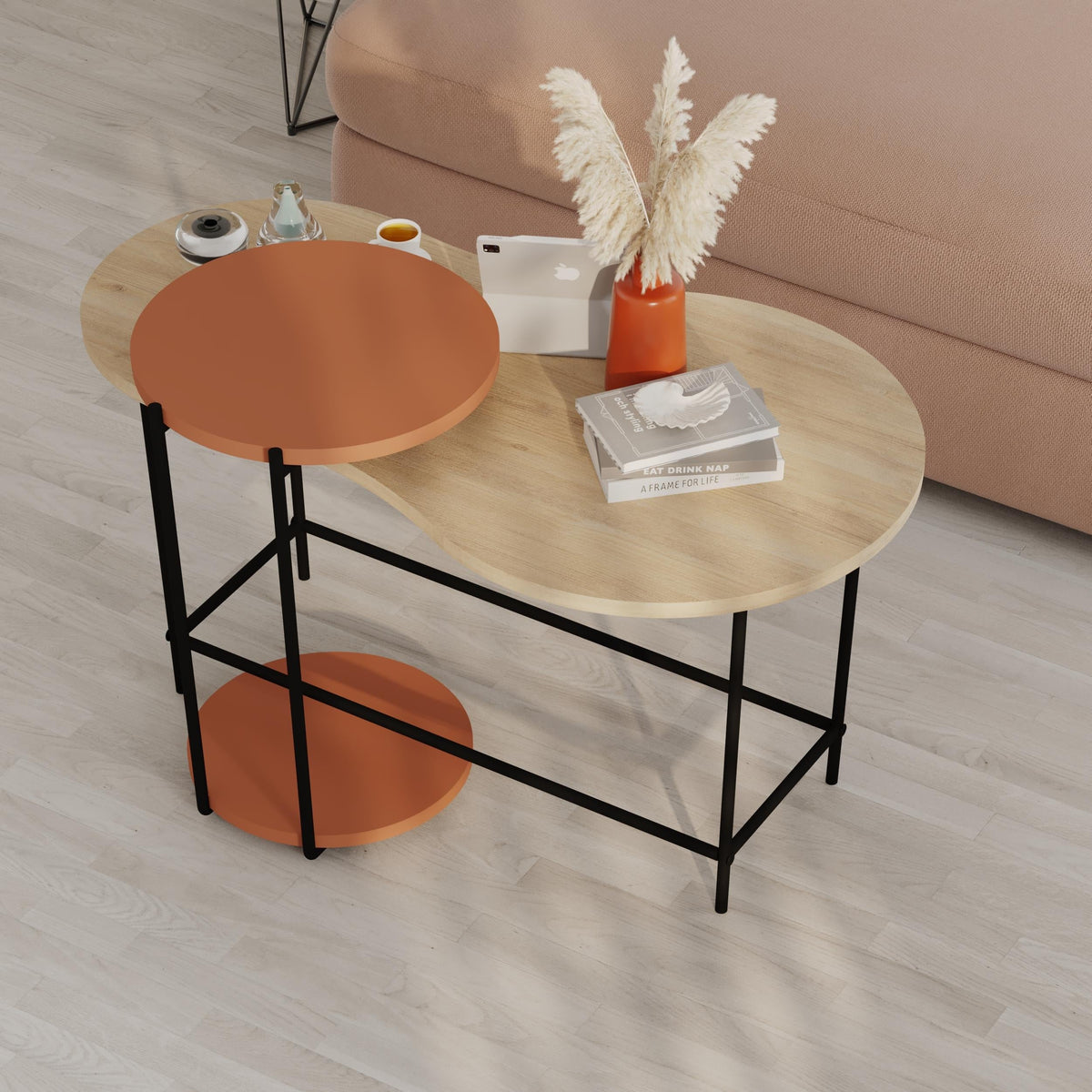 Cuddle Coffee Table - Modern 2-piece Nested Set