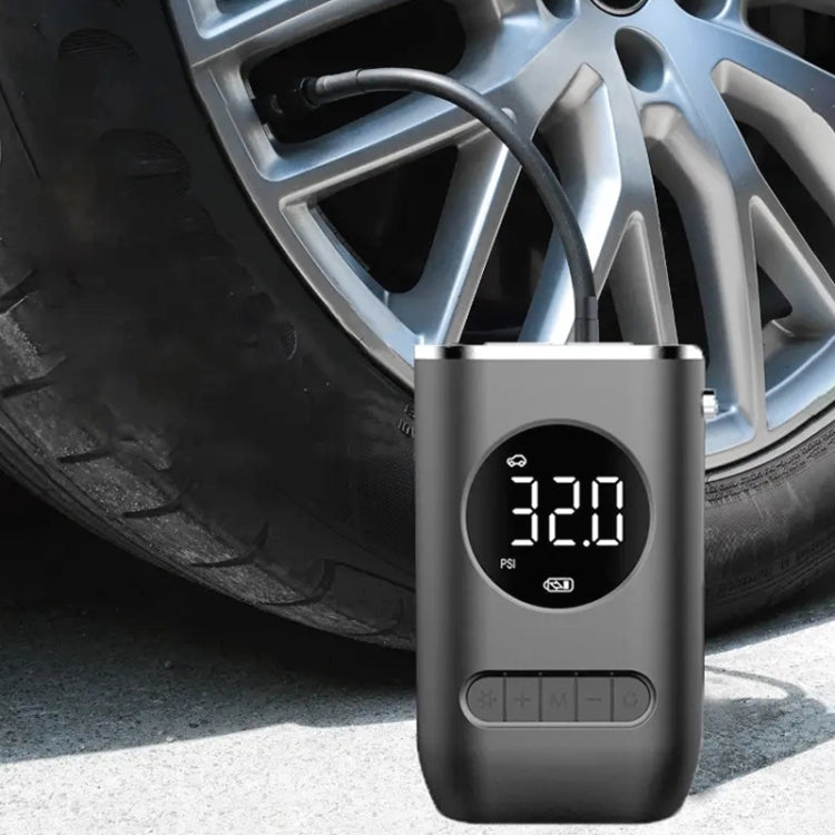 Cordless Digital Tyre Inflator – Portable Air Pump with LED Light