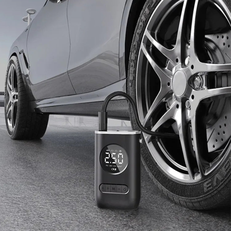 Cordless Digital Tyre Inflator – Portable Air Pump with LED Light