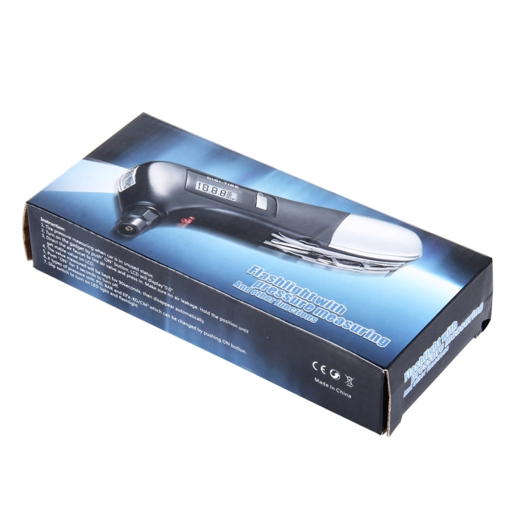 9-in-1 Digital Tyre Pressure Gauge & Emergency Car Tool