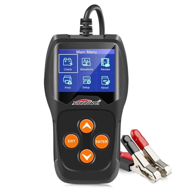 KONNWEI KW600 Digital Car Battery Tester – 12V