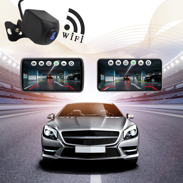 Car WiFi Wireless Rear View Backup Reverse Camera Wide Angle Blind Spot Camera, WiFi