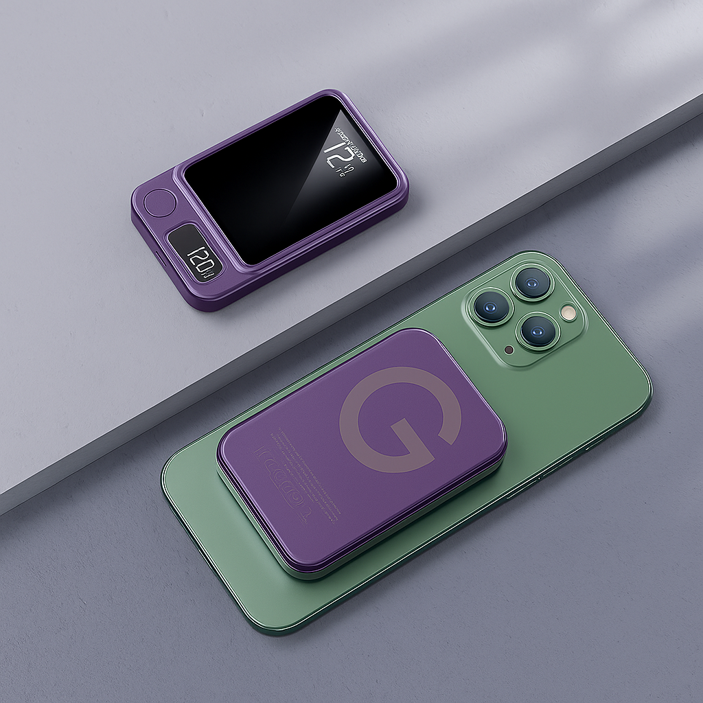 Magnetic Wireless Power Bank – Portable Phone Charger