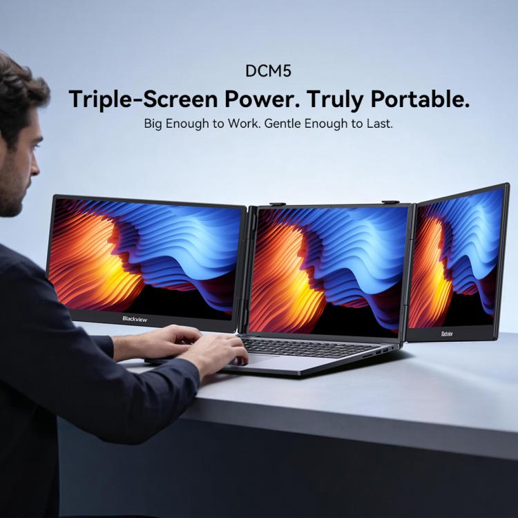 Blackview DCM5 – 14-inch Portable Dual Laptop Screen Extender