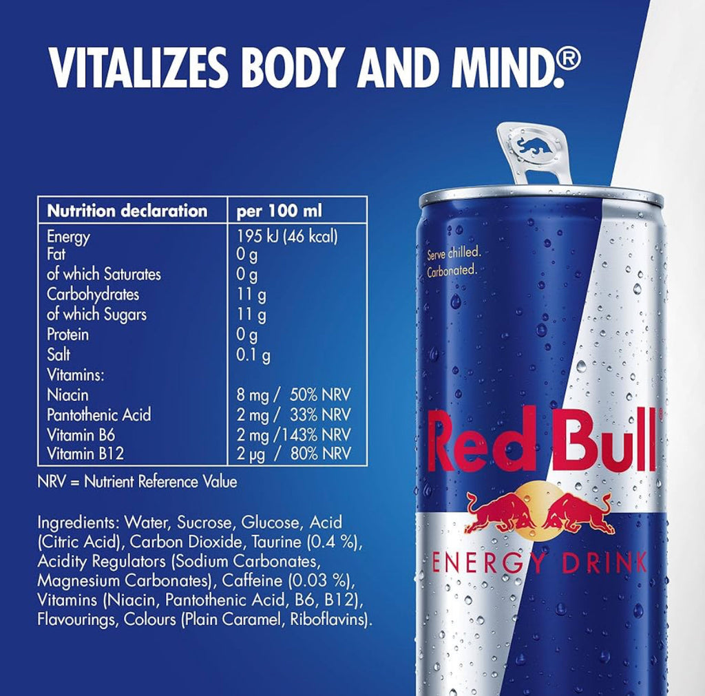 Red Bull Energy Drink – 8 Pack (250ml Each)