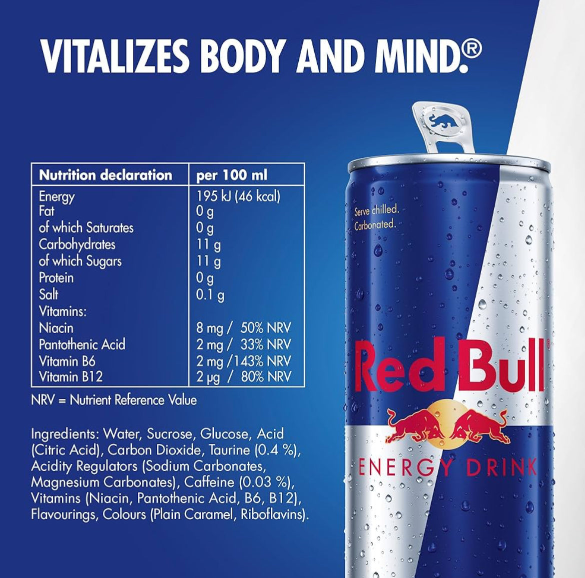 Red Bull Energy Drink – 8 Pack (250ml Each)