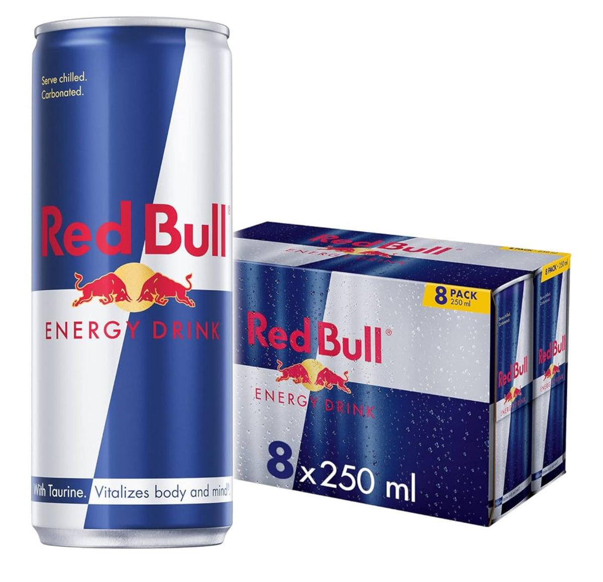 Red Bull Energy Drink – 8 Pack (250ml Each)