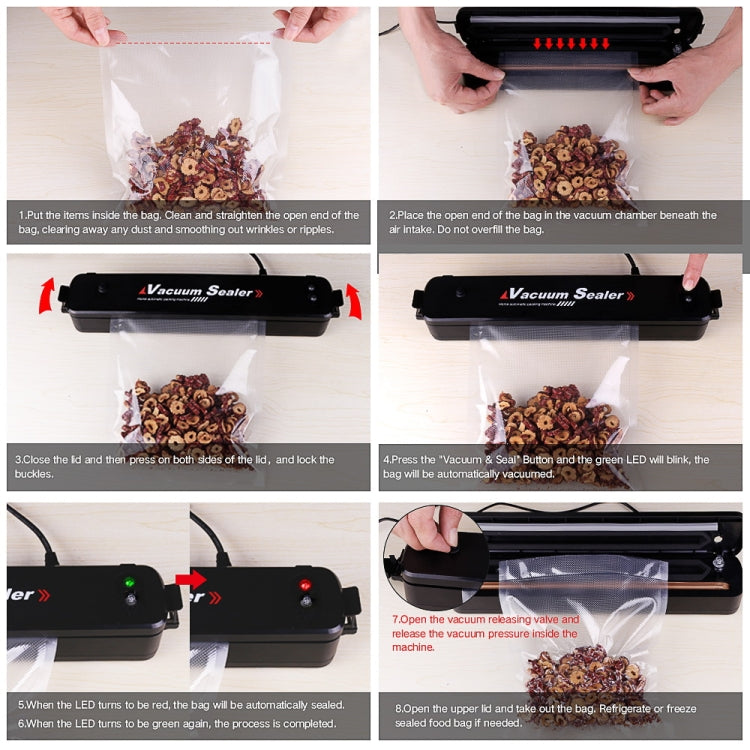 Automatic Food Vacuum Sealer – Compact Kitchen Food Saver