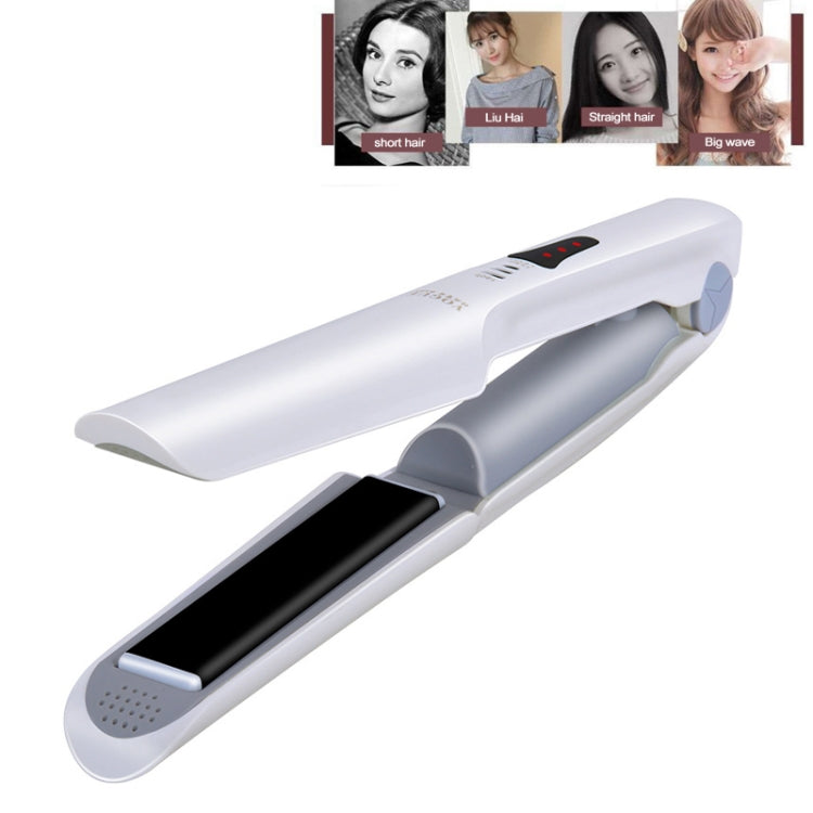 Mini USB Rechargeable Cordless Hair Straightener – Pink or White