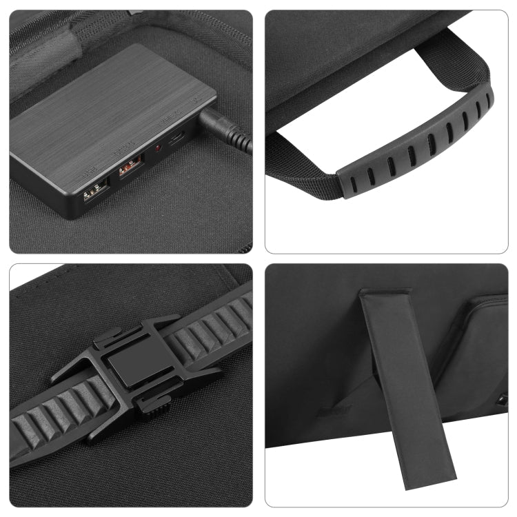 HAWEEL 60W Foldable Solar Panel Charger – Portable USB-C & USB Charging