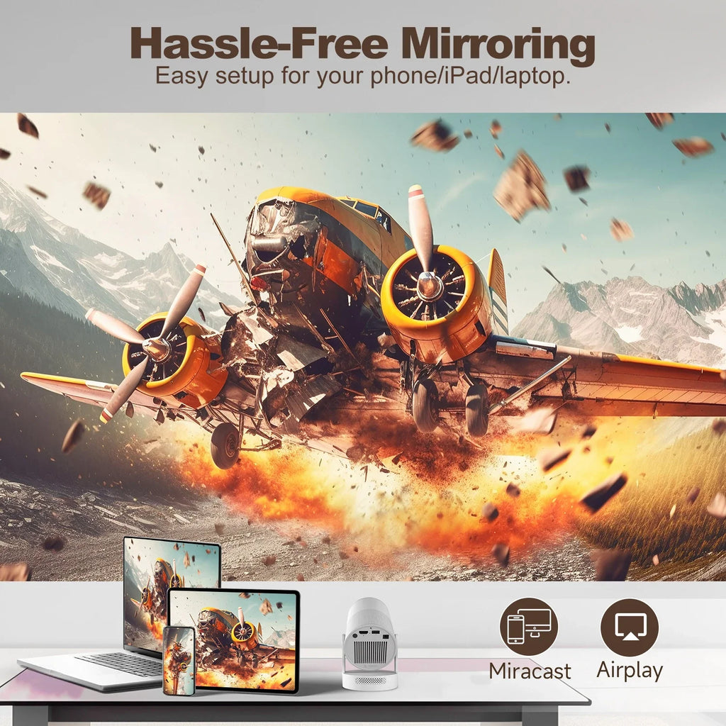 Magcubic HY300 Portable Projector – 720p, Wi-Fi & Bluetooth