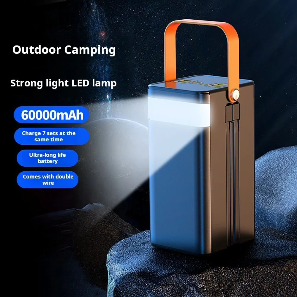 High-Capacity Portable Power Bank – 30,000mAh or 60,000mAh