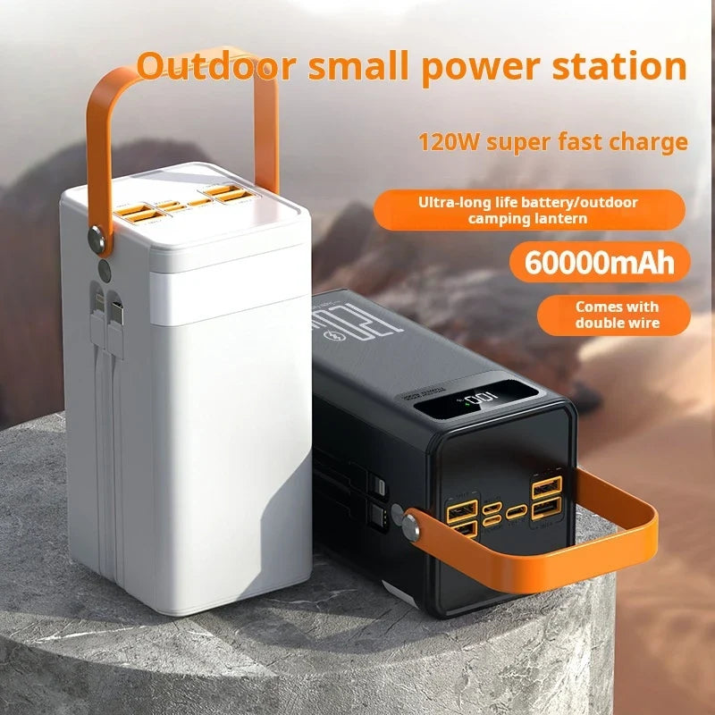 High-Capacity Portable Power Bank – 30,000mAh or 60,000mAh