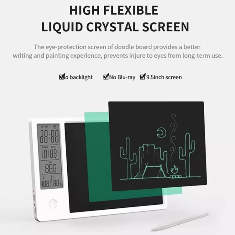 10-Inch LCD Digital Writing Pad & Desktop Calendar