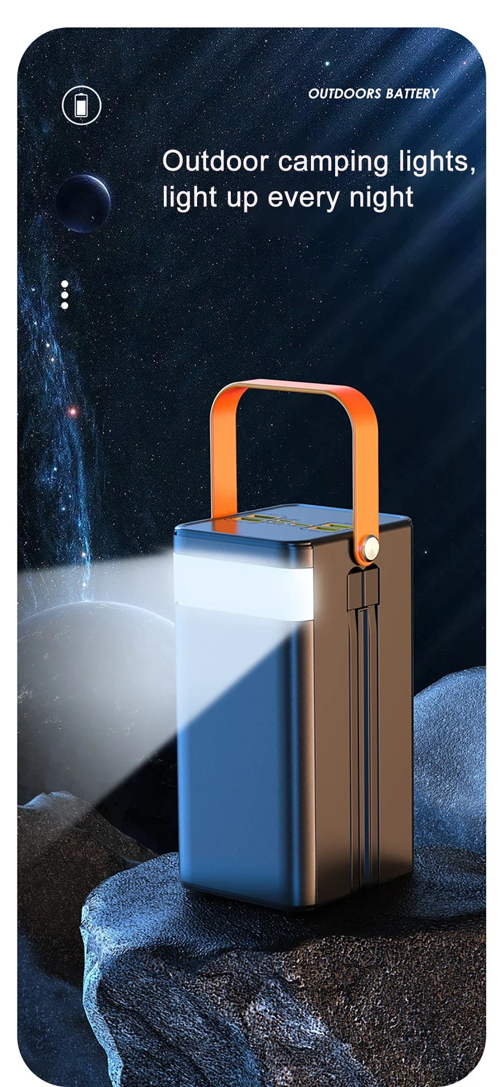 High-Capacity Portable Power Bank – 30,000mAh or 60,000mAh