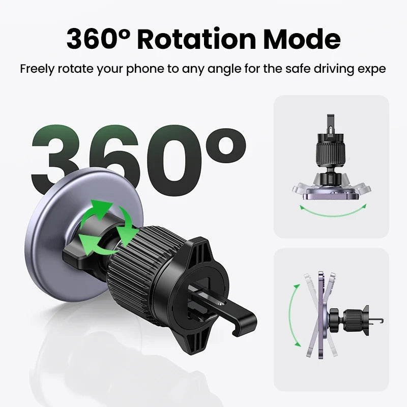 UGREEN Magnetic Car Phone Holder – Air Vent Mount