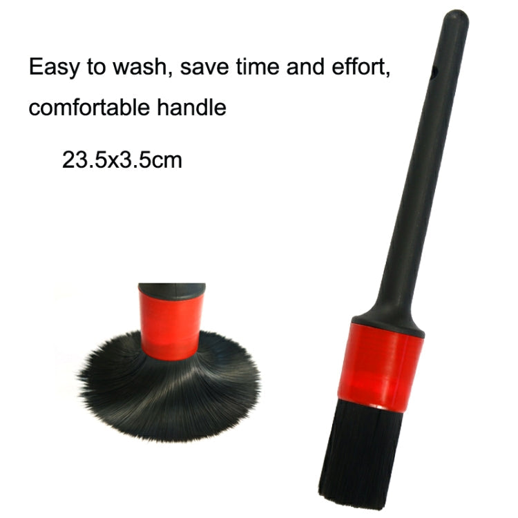 19 PCS / Set Car Beauty Cleaning Brush Details Brush Washing Glove Tool Set, 19 in 1 Red Ring, 19 in 1 Yellow Ring