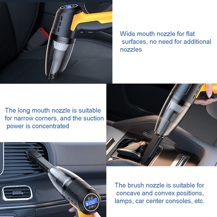 5-in-1 Car Vacuum Cleaner & Tyre Inflator – Wired or Cordless