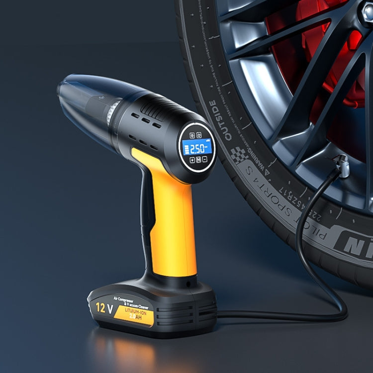 5-in-1 Car Vacuum Cleaner & Tyre Inflator – Wired or Cordless