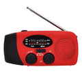 Red Solar Emergency Radio with Light – HanRongDa HRD-902