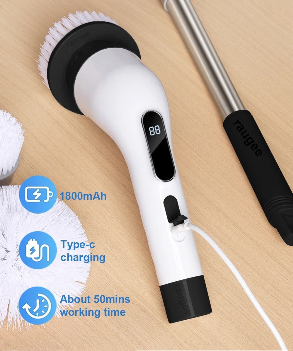 Cordless Electric Spin Scrubber – Bathroom Cleaning Brush