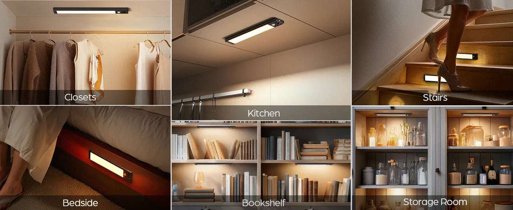 Rechargeable Motion-Sensor LED Lights – 2 Pack