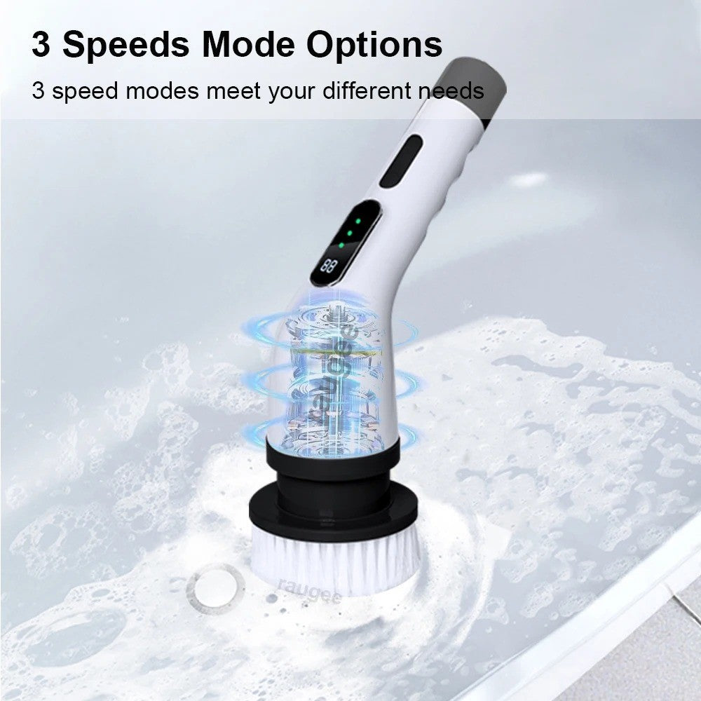 Cordless Electric Spin Scrubber – Bathroom Cleaning Brush