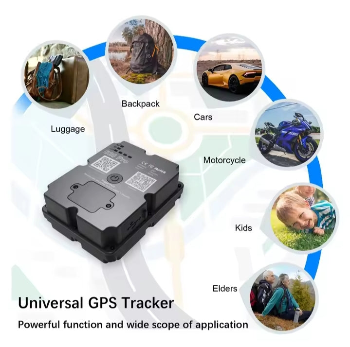 4G GPS Tracker Real-Time Vehicle Tracking Device with 30-Day History & App