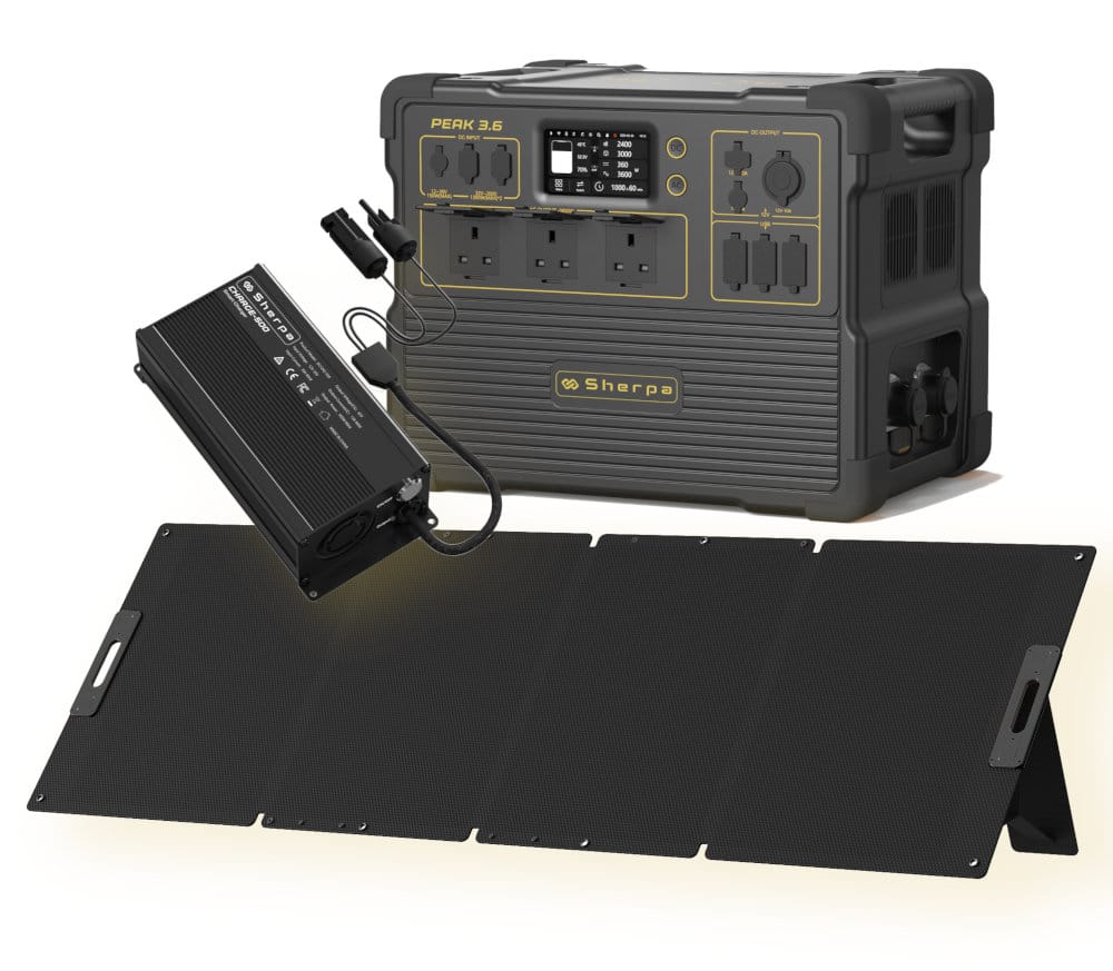 Sherpa PEAK 3.6 & SunFold 300 & CHARGE 500