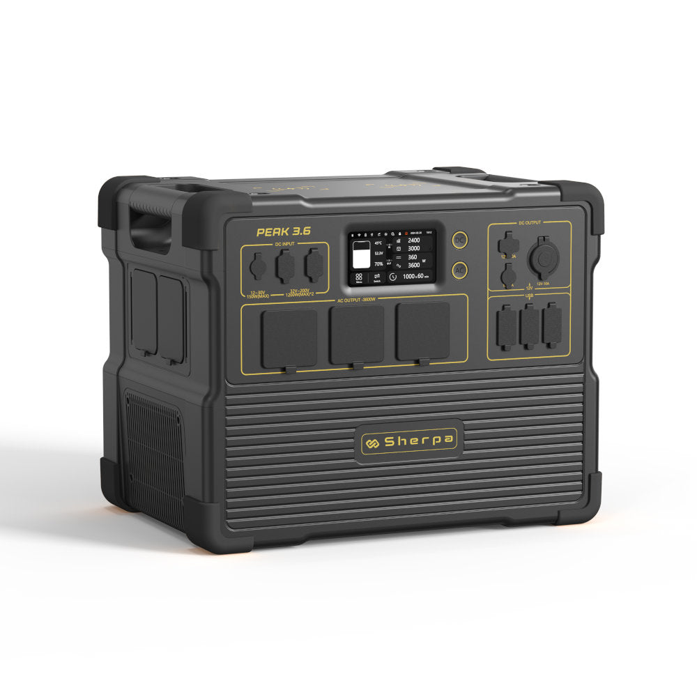 Sherpa PEAK 3.6 – High-Capacity Portable Power Station