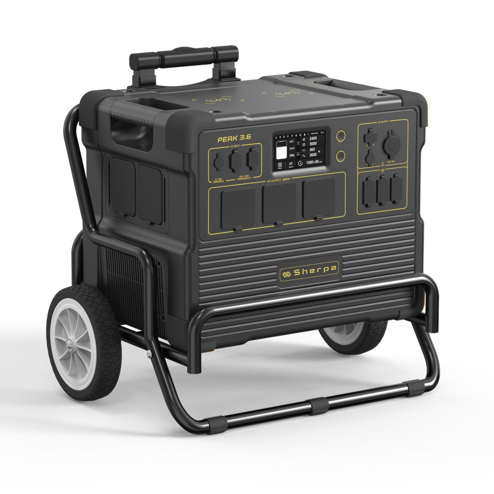 Sherpa PEAK 3.6 – High-Capacity Portable Power Station