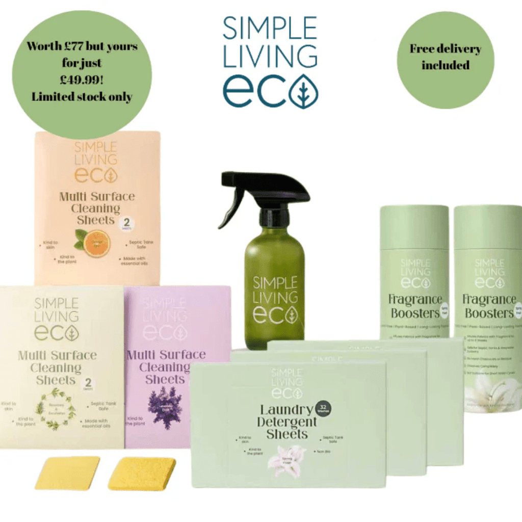 Simple Living Eco Cleaning & Laundry Starter Kit