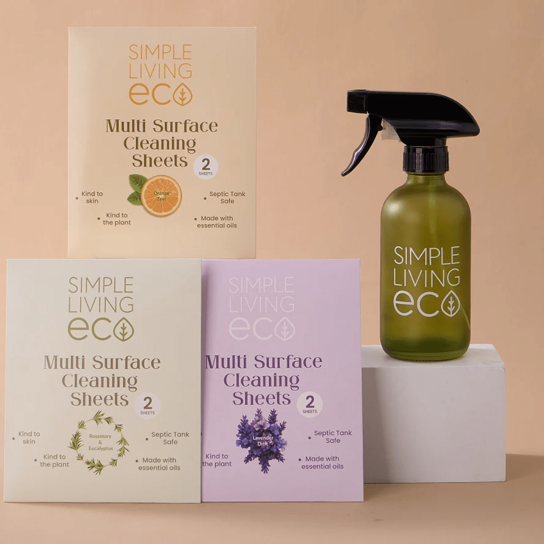 Simple Living Eco Cleaning & Laundry Starter Kit