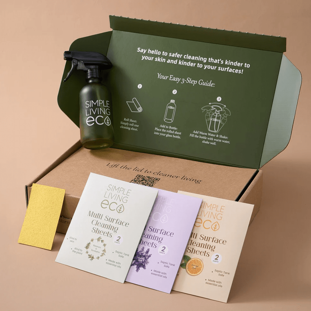 Simple Living Eco Cleaning & Laundry Starter Kit
