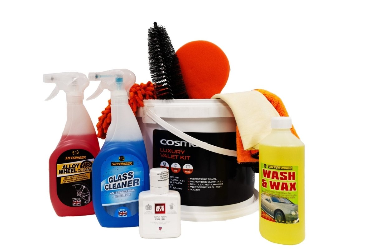 Ultimate Valet Bucket Kit Complete Car Cleaning Essentials for a Showroom Shine